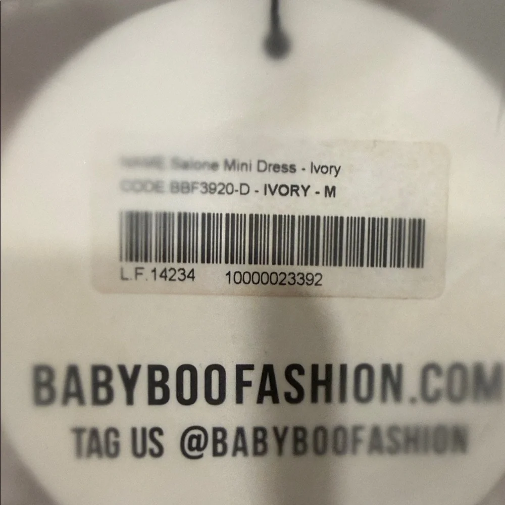 Off-Shoulder White Lace Mini Dress with Detachable Sleeves - Picture 4 of 4